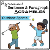 {Outdoor Sports} Sentence & Paragraph Scrambles