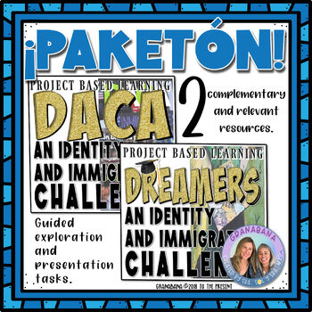 Preview of ¡PAKETÓN! DACAS and DREAMERS | Desafío de Inmigración e Identidad