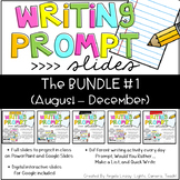 Monthly Writing Prompts {DIGITAL/PAPERLESS} : The BUNDLE #1