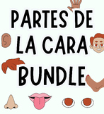 **PARTES DE LA CARA BUNDLE** 4 Foundational Spanish Parts 