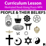'PEOPLE & THEIR BELIEFS' (Grades 3-7) ~Curriculum Poem Vid