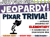 "PIXAR" Elementary Jeopardy: handouts, reading & interacti