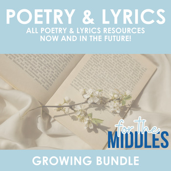 Preview of ✍️ POETRY & LYRICS BUNDLE | A GROWING Bundle of ALL Poetry & Lyrics Resources!