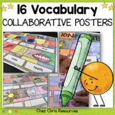 BUNDLE: 16 Vocabulary Collaborative Posters