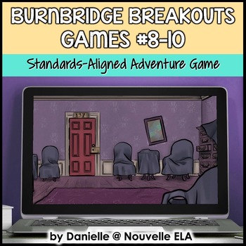 Preview of Reading Digital Escape Room - Burnbridge Breakouts #8-10
