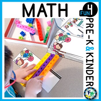 Preview of MATH FUN 4 Pre-K & Kindergarten Bundle **GROWING**