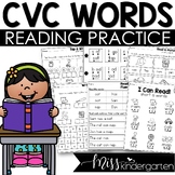CVC Words Worksheets Decodable Sentences Fluency Practice 