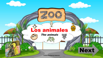 Preview of "Paco Taco tackles Zoo animals" (Los Animales)