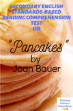 “Pancakes” by Joan Bauer Multiple-Choice Reading Comprehen