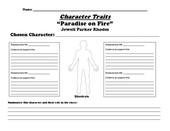 “Paradise on Fire”﻿ by Jewell Parker Rhodes List 1 Crossword