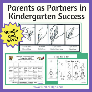 Preview of Parents as Partners in Kindergarten Success BUNDLE and Save on All 4 Items