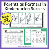 Parents as Partners in Kindergarten Success BUNDLE and Sav