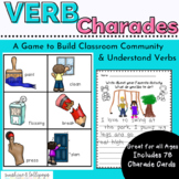  Parts of Speech Action Verbs Charades Vocabulary Building