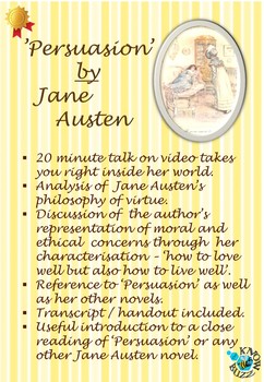 Preview of Jane Austen's philosophy of virtue