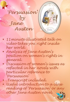 Preview of Jane Austen as a feminist writer - a discussion with examples from 'Persuasion'.