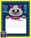 Cat Craft, Writing Prompt for Farm, Pet, Science, Literacy