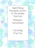 - Phonemic Awareness-Identifying Phonemic Errors in the Me