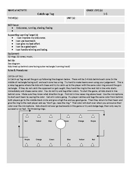 [Phys Ed] [Grades 5-8] Fitness Unit Theme Activities by Color Scholar