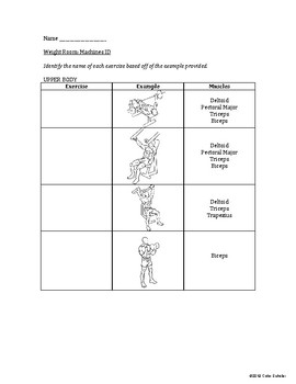 Preview of [Physical Education] Weight Training - Unit Planner, Lessons Agenda