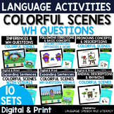 Picture Scenes for Speech Therapy, WH Questions Visuals, S