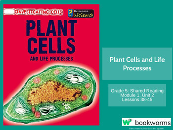 Preview of "Plant Cells and Life Processes" Google Slides- Bookworms Supplement