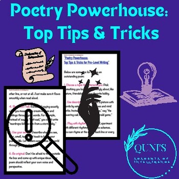 Preview of "Poetry Powerhouse: Top Tips & Tricks for Pro-Level Writing"