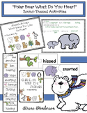 Polar Bear What Do You Hear Literacy Activities Great For 