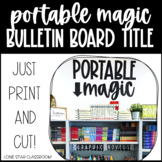 Portable Magic Bulletin Board Letters - 2 Styles Available