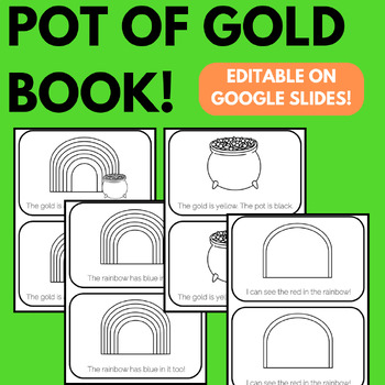 Preview of "Pot of Gold" Book - EDITABLE - St. Patrick's Day Reader