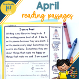 1st Grade Fluency Passages & Comprehension Questions for A