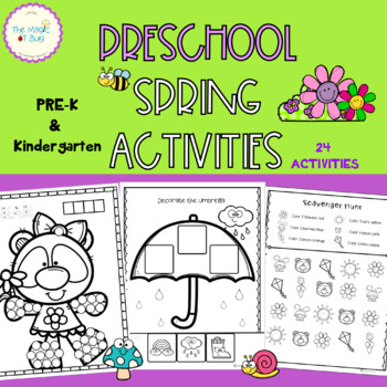 Preschool Spring Activities - Occupational Therapy - Pre-Writing Skills