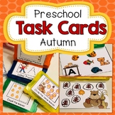  Preschool Task Cards Fall Themed