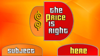 Preview of "Price is Right" inspired Game Show template