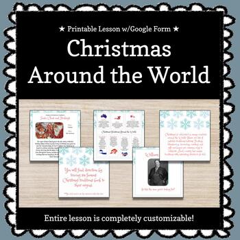 Preview of ★ Printable ★ Christmas Around the World Escape Room / Breakout Game