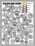 | Printable | Color the Coin Money | Worksheets |