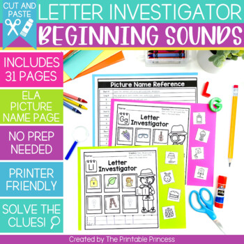 Beginning Sounds Practice Pages