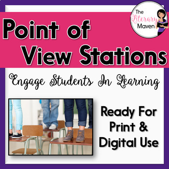 Point of View Stations: Hands-on manipulations, Common Core Aligned. Get students up out of their seats and engaged in learning. Available on TpT. 