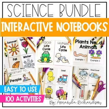 Science Interactive Notebook for First Grade BUNDLE