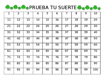 ¡Prueba tu suerte! / Try Your Luck! Easy Review Game for Any Subject