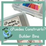 ¿Puedes construirlo?- Spanish Builder Bins -STEM Spanish E