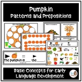 "Pumpkin Patterns and Prepositions" Basic Concept Activiti