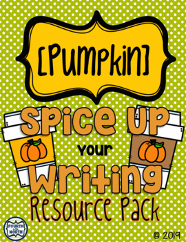 Preview of [Pumpkin] Spice Up your Writing Resource Pack