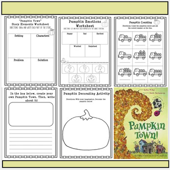 Preview of "Pumpkin Town!" Activities and Worksheets