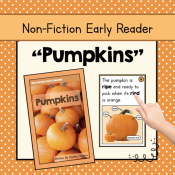 Preview of "Pumpkins" | Differentiated Fall Nonfiction Book and Comprehension Questions