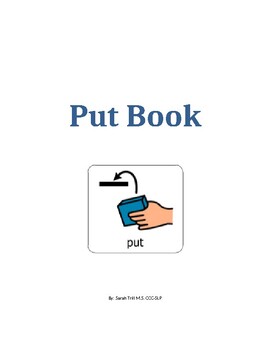 Preview of "Put" Cored Word Book