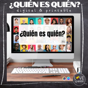 Preview of GUESS WHO? - ¿QUIÉN ES QUIÉN? - SPANISH