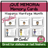 ¡Qué Memoria! Influential Hispanic Heritage Figures Memory Cards #COVID19WL