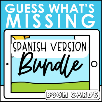 Qué le Falta? What's Missing? Boom Bundle Spanish Speech Therapy