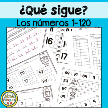 Preview of ¿Qué sigue? Números 1-120