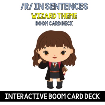 Preview of /R/ Articulation Boom Cards: Wizard Theme {R in Sentences}